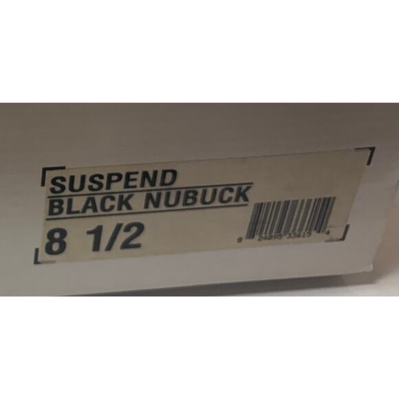 Steve Madden black shoe size 8.5 Suspend Black Nubuck 8 1/2 - Picture 12 of 16